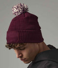 BB443 Burgundy/Off White Model