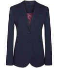 BK270 Navy Pindot Front