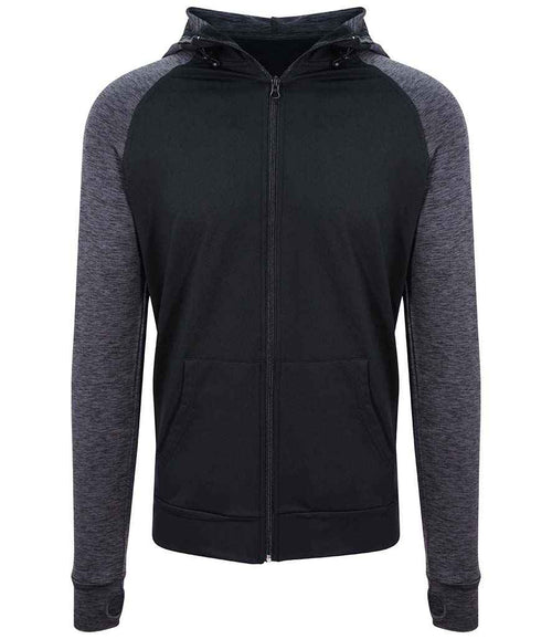 JC057 Black/Black Slate Melange Front