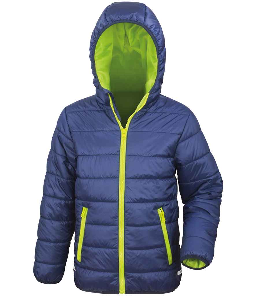 RS233B Navy/Lime Green Front