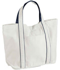 W950 Soft White/French Navy Front