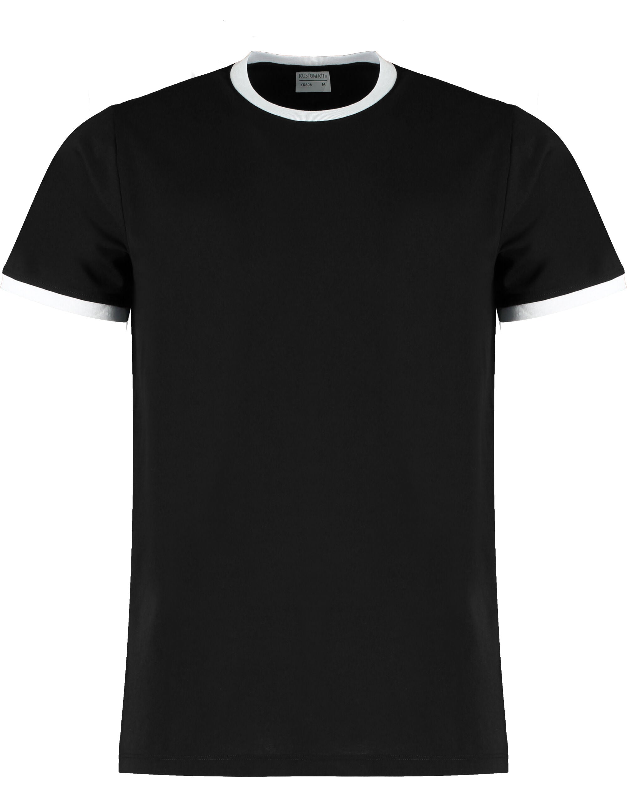 Kustom Kit Mens Fashion Fit Ringer Tee