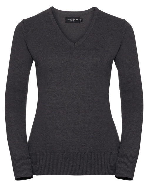 Russell Collection Ladies VNeck Pullover