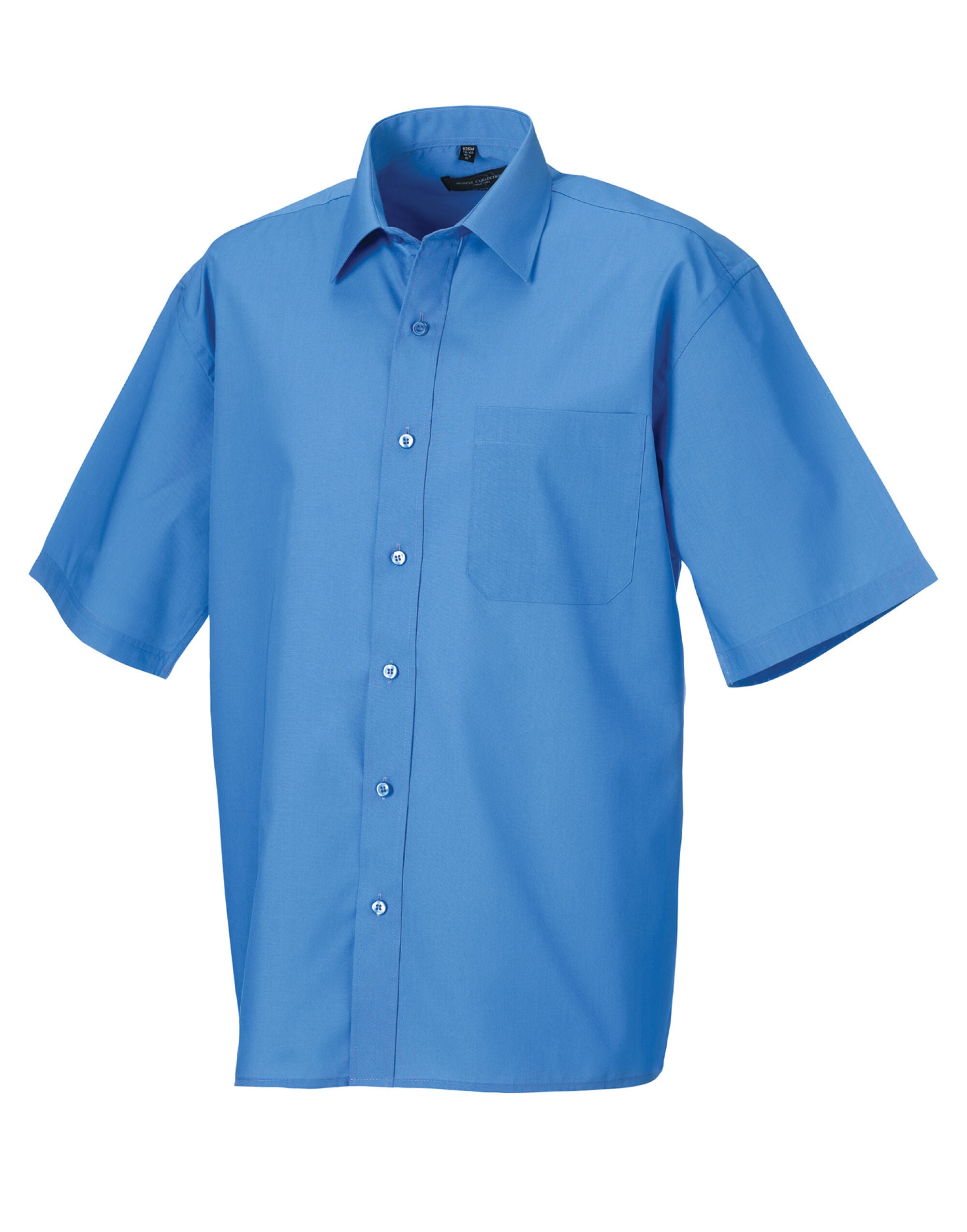 Russell Collection Men SS Classic Poplin