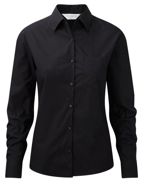 Russell Collection Lady LS PureCot Shirt