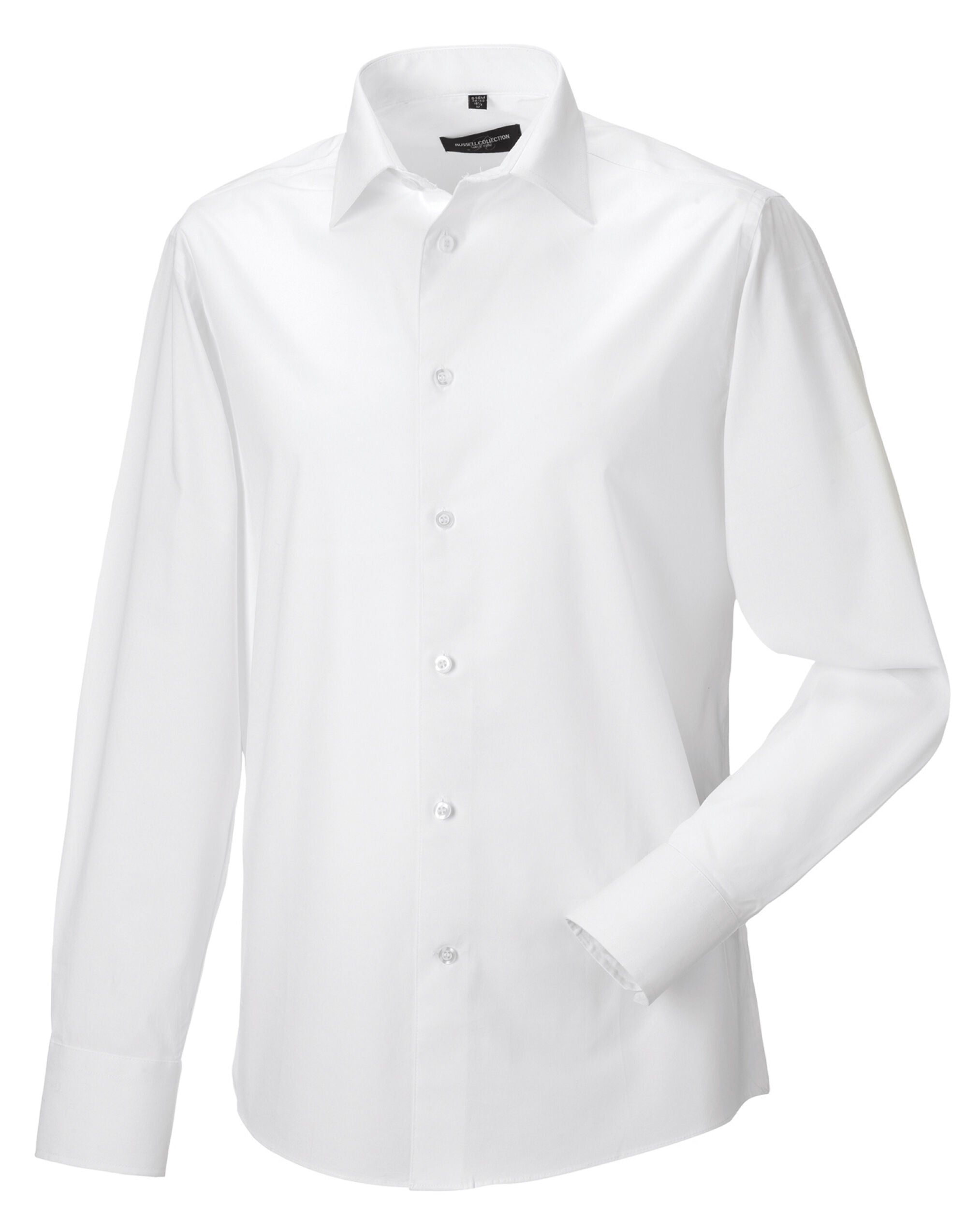 Russell Collection Mens LS Stretch Shirt