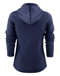 Printer Red Ladies Layback F/Z Hoodie