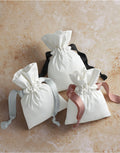 Westford Mill Cotton Bag W Ribbon Cord