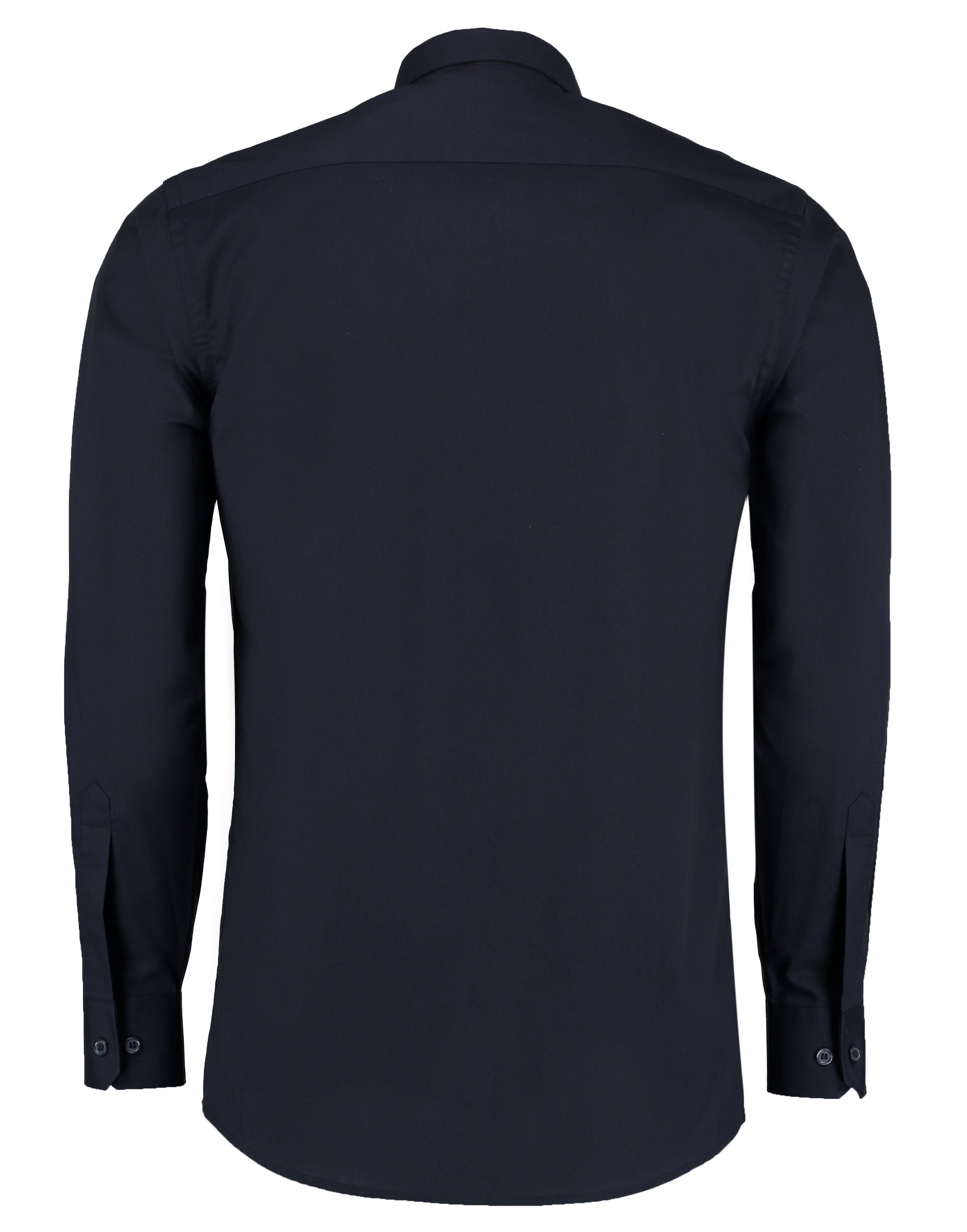 Kustom Kit Mens LS Tailored Poplin Shirt