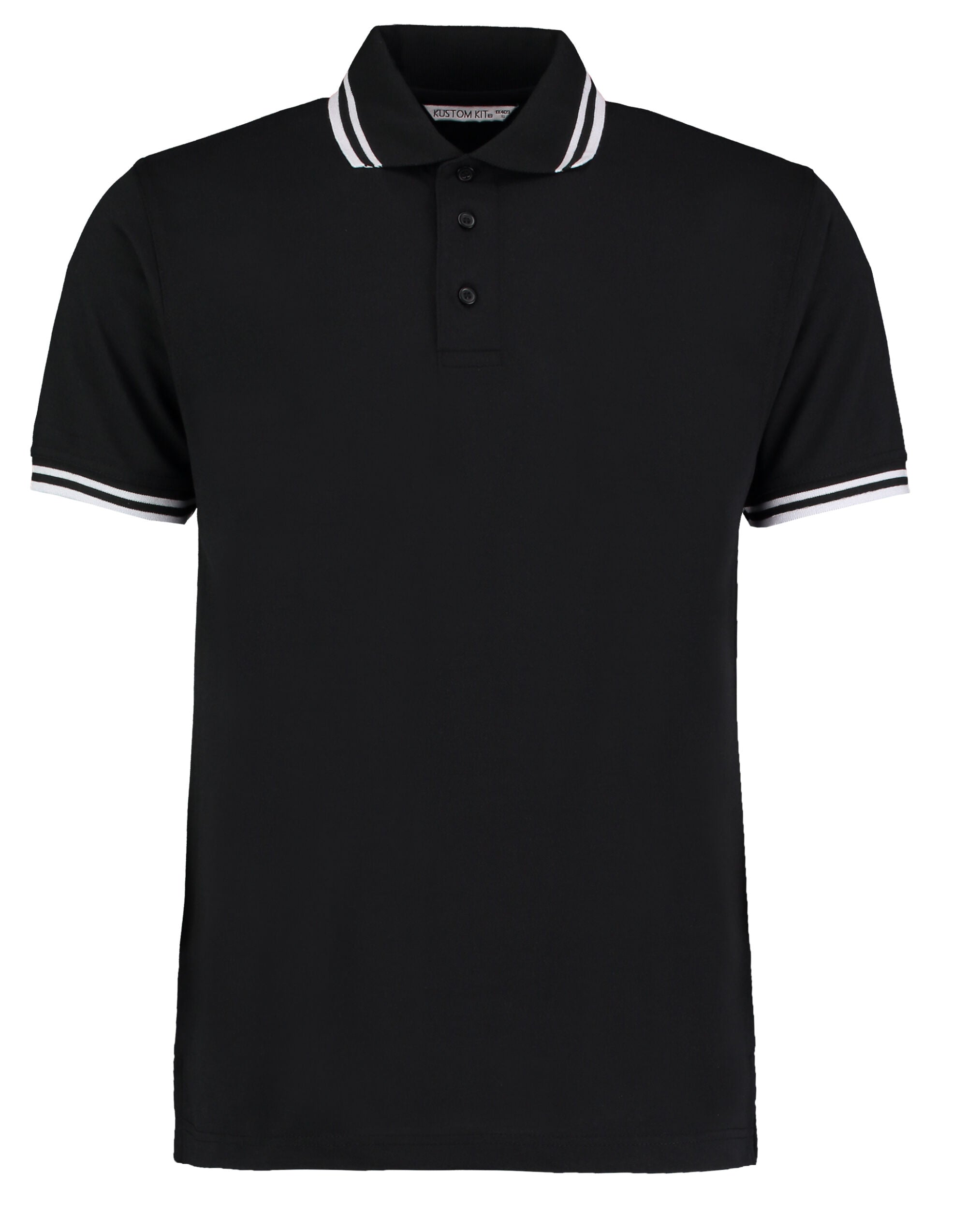 Kustom Kit Mens Tipped Collar Polo